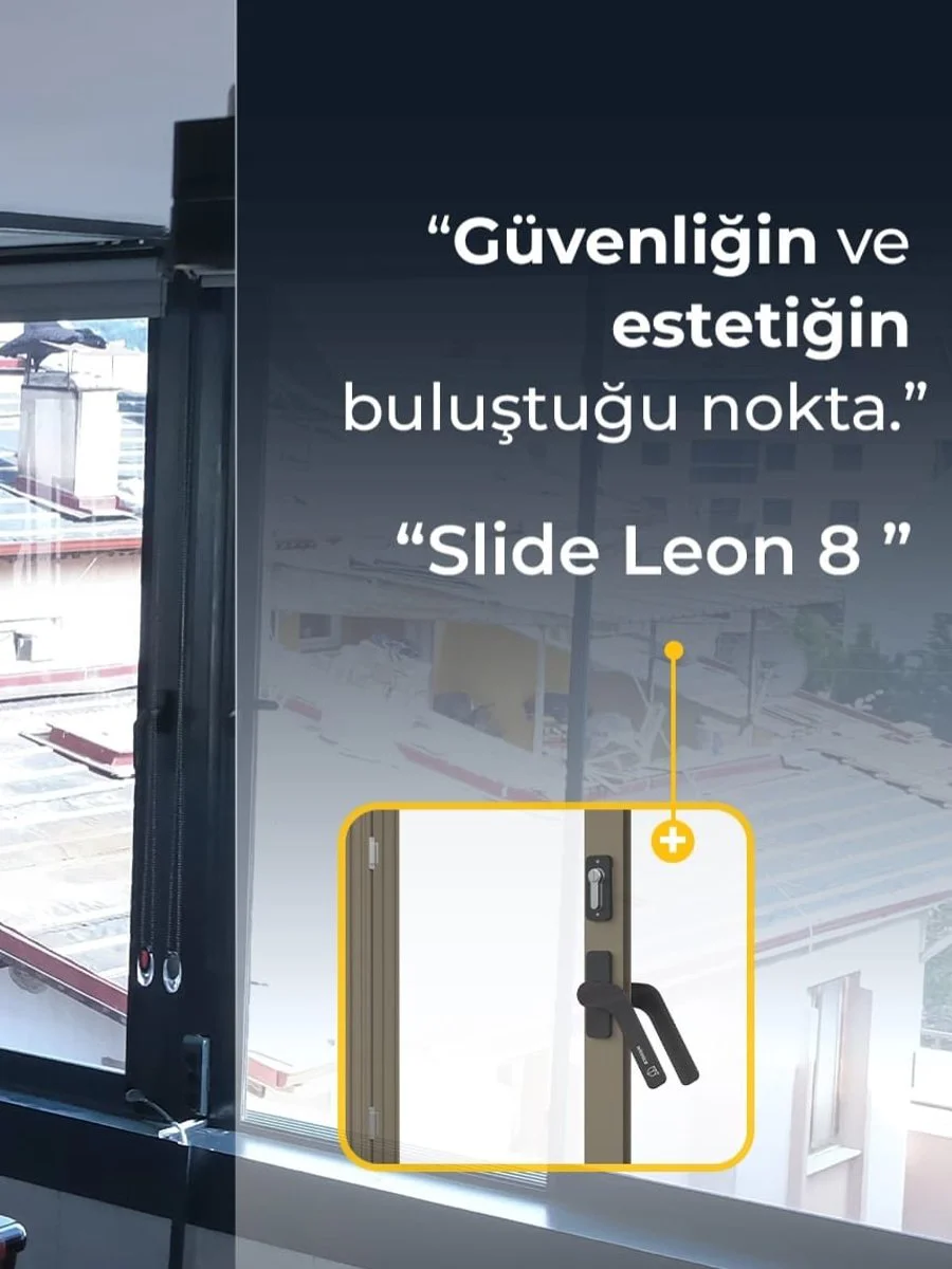 Winnice Slide Leon sürme cam balkon (üretici görseli)